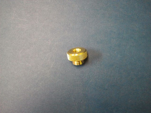 Knurled nut (brass) for weight rod