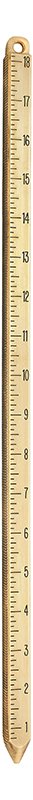 Plumb Bob Innage Solid Brass 18" long