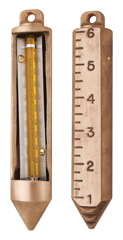 Thermo-Plumb Bob Brass 6" Safety-Blue; +20/220F