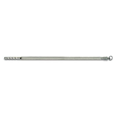 Armor for 24" Thermometer, Nickel-plated Brass