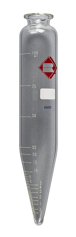 Centrifuge tube 8" Long cone 100ml