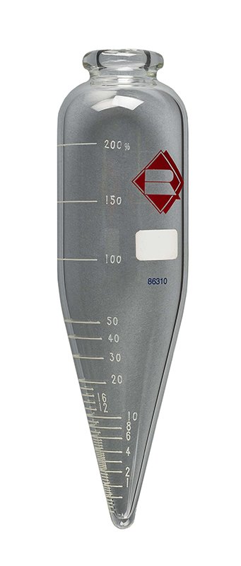 Centrifuge tube, Short-cone 200%  (box/6 tubes)