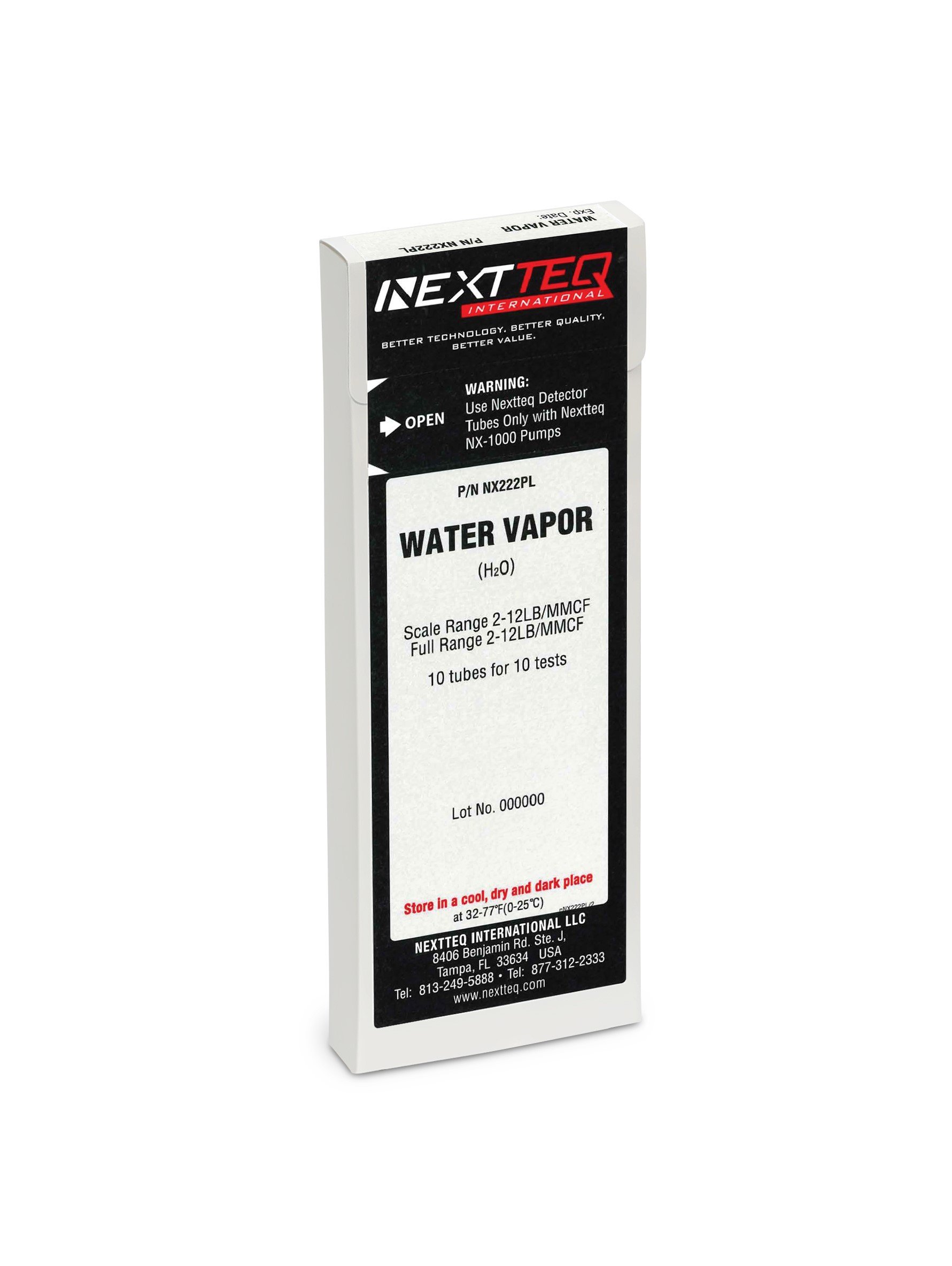 Nextteq NX222PL Water Vapor Tubes 2-12 lbs/mmcf