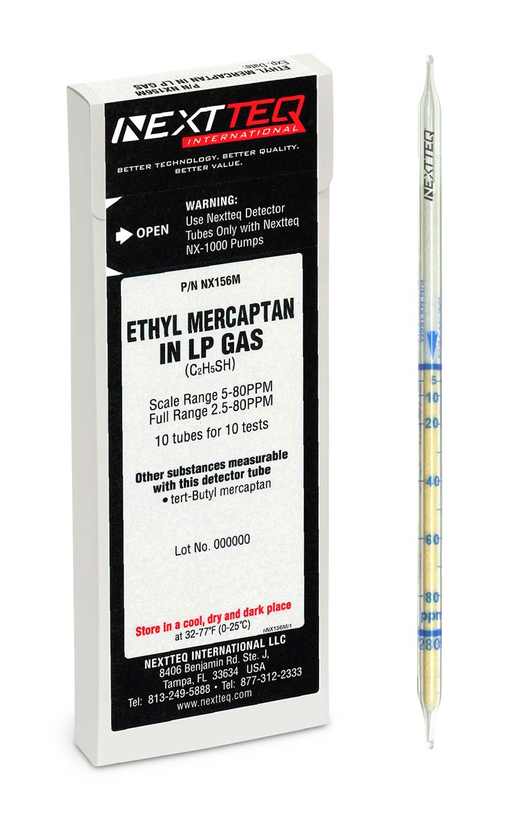 Nextteq NX156M Ethyl Mercaptan Detector Tubes, 2.5-80 ppm