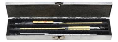 Hydrometer Case, Three-place, Suitcase style